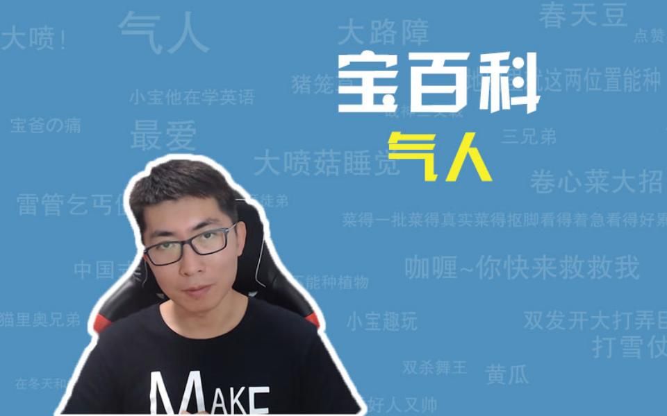 气人是什么梗【宝百科】哔哩哔哩bilibili