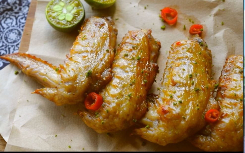 grilled lemongrass chicken wings_哔哩哔哩_bilibili