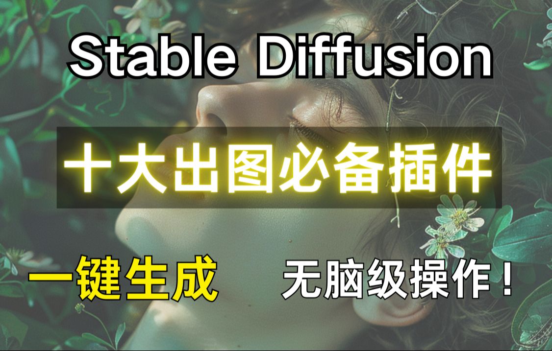 SD有了这10个插件,stable diffusion才真的是无敌存在!哔哩哔哩bilibili