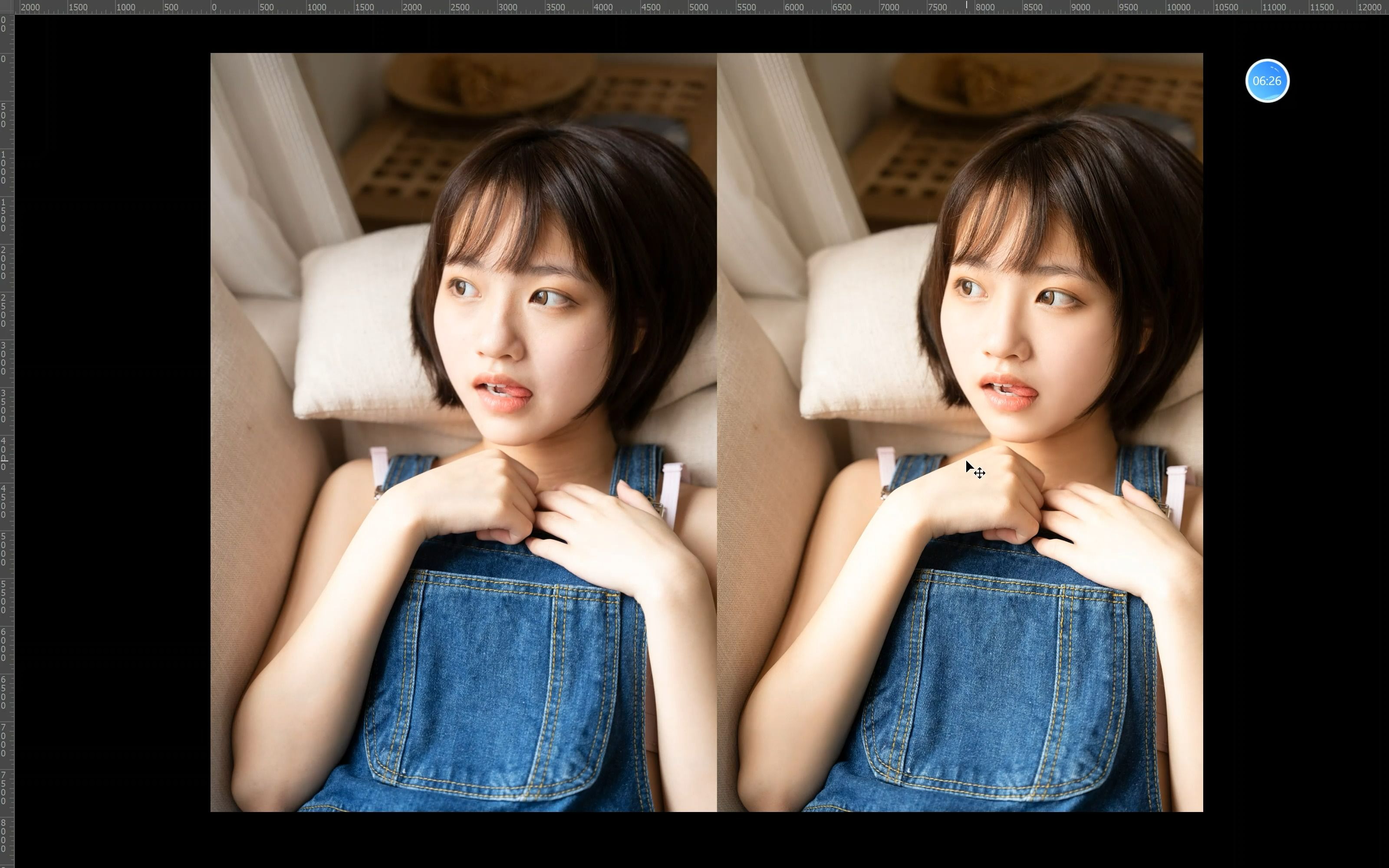 【张浩宇】 人像修图练习 熟练度12850/16000(1级)