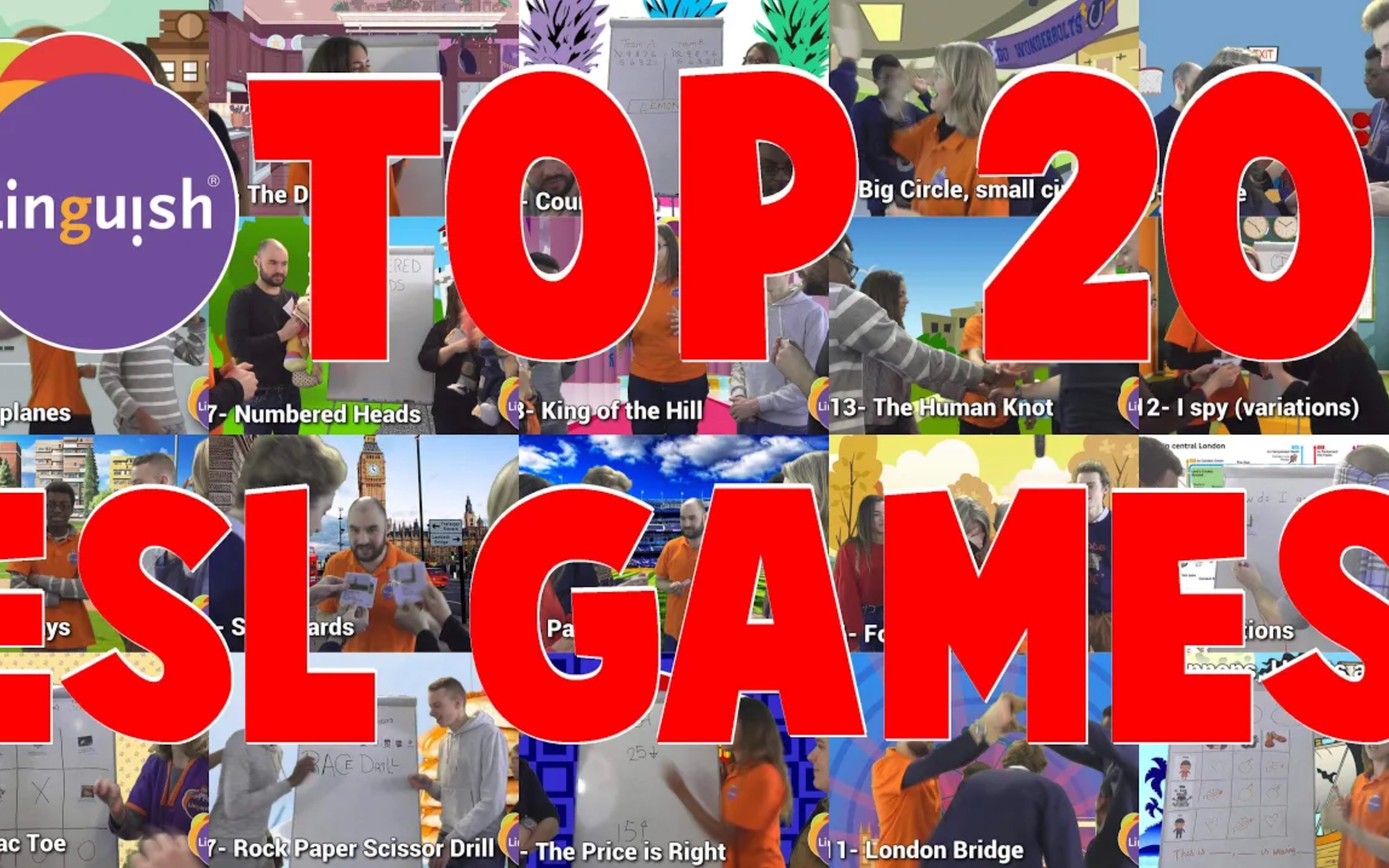 【Linguish】20个给英语非母语的课堂游戏 开口说话游戏 TOP 20 ESL games to get your students talking哔哩哔哩bilibili