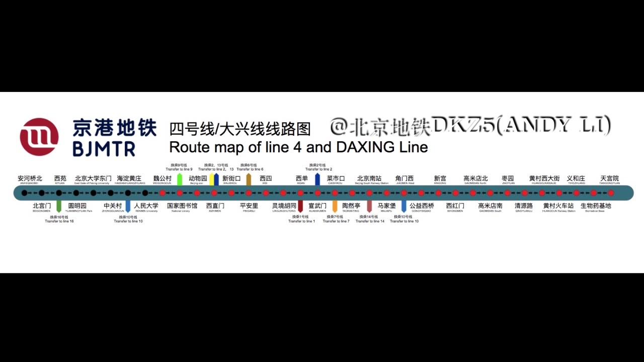 北京地铁四号线大兴线图片