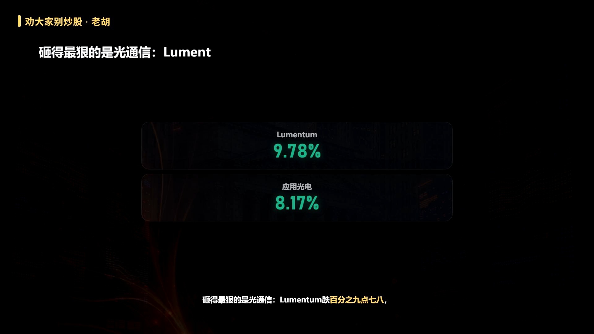 10月12日美股收评｜光模块一天跌一成，道指靠可乐和石油翻红