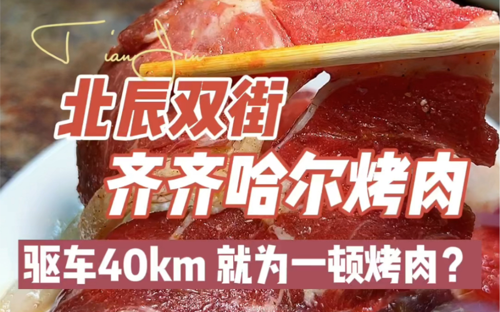 天津美食开车40km奔赴北辰吃齐齐哈尔烤肉,真值or真亏?哔哩哔哩bilibili