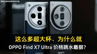 Descargar video: 这么多超大杯、为什么就 OPPO Find X7 Ultra 价格跳水最狠？