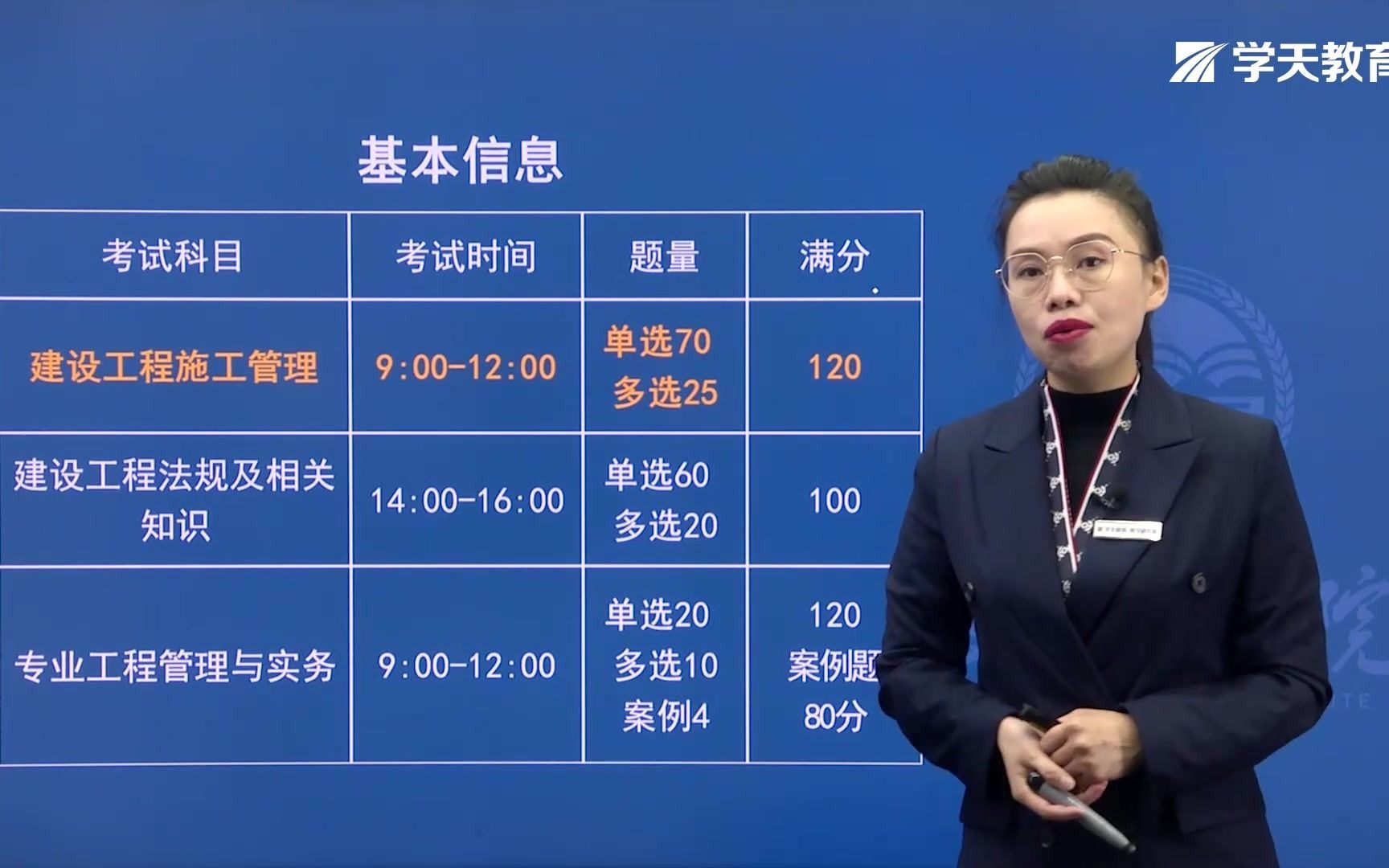 2021年学天教育二建陈晨老师《建设工程施工管理》精讲班《施工方的项目管理》哔哩哔哩bilibili