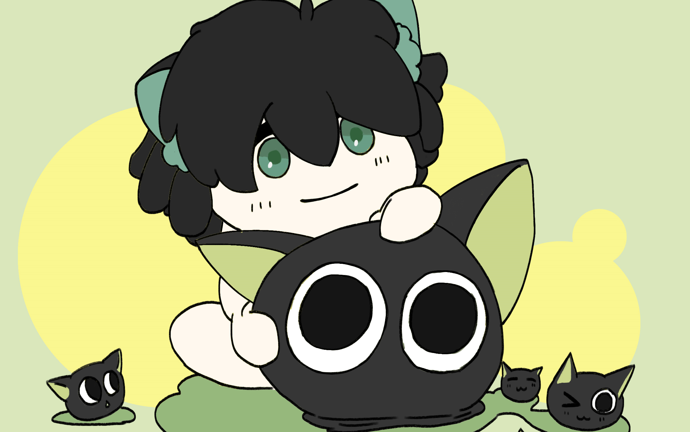 【罗小黑战记】画个罗小黑 我是苏小白 啾_哔哩哔哩_bilibili
