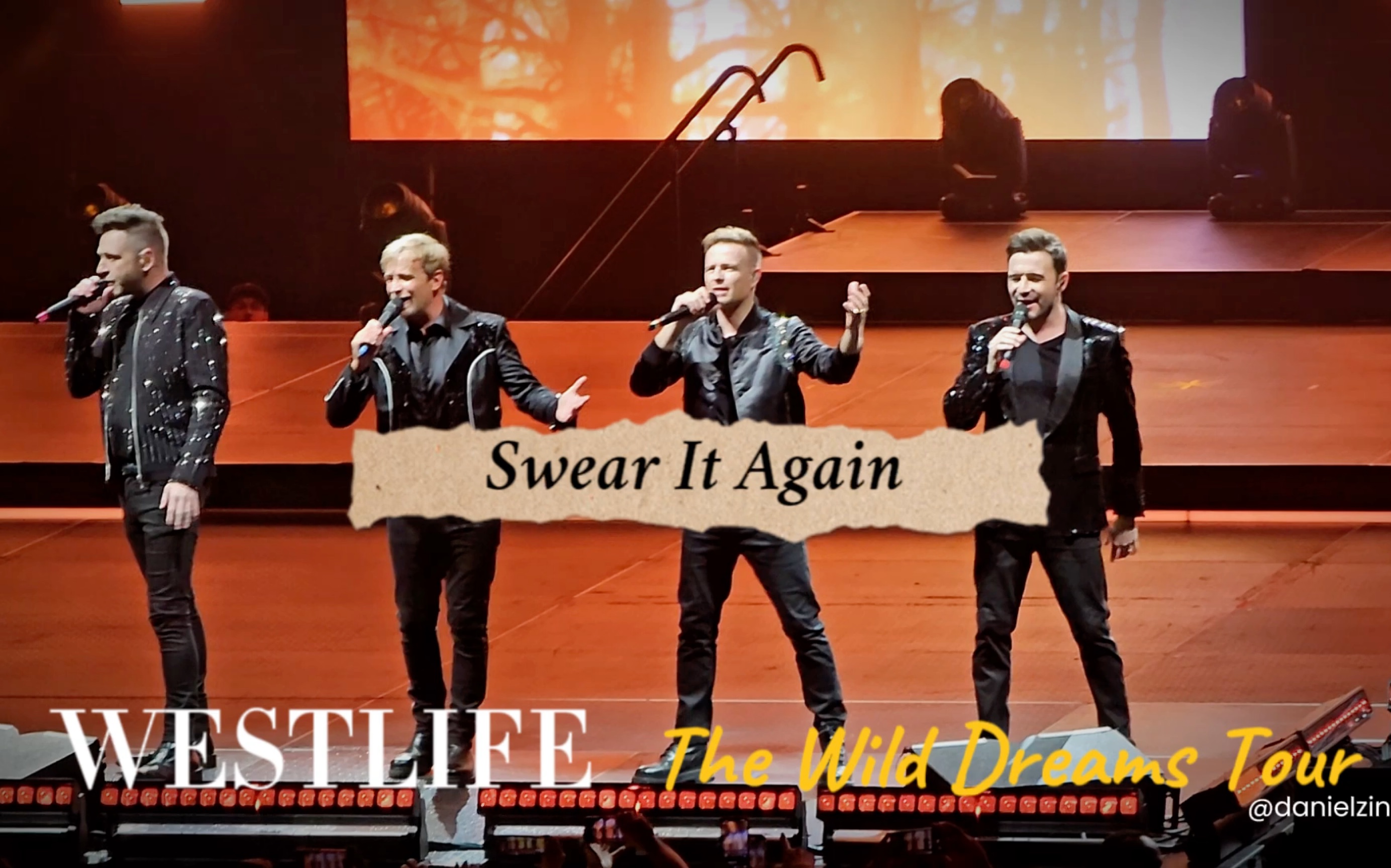 [图][饭拍] WESTLIFE - Swear It Again (2023 狂野梦想之旅，阿布扎比场)