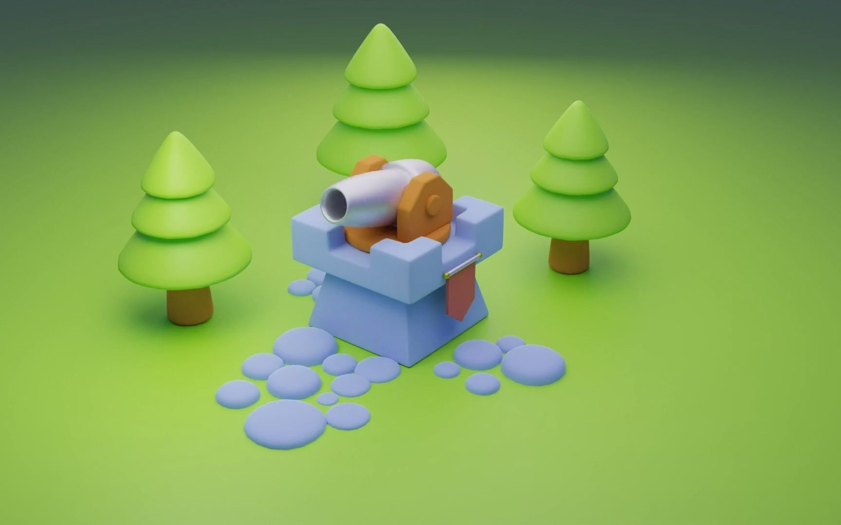 blender小炮塔练习