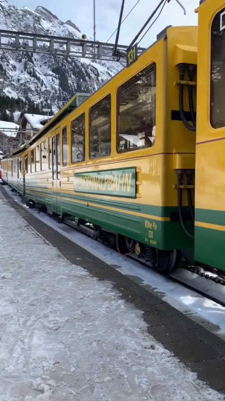 瑞士1899年的齿轮登山小火车71811