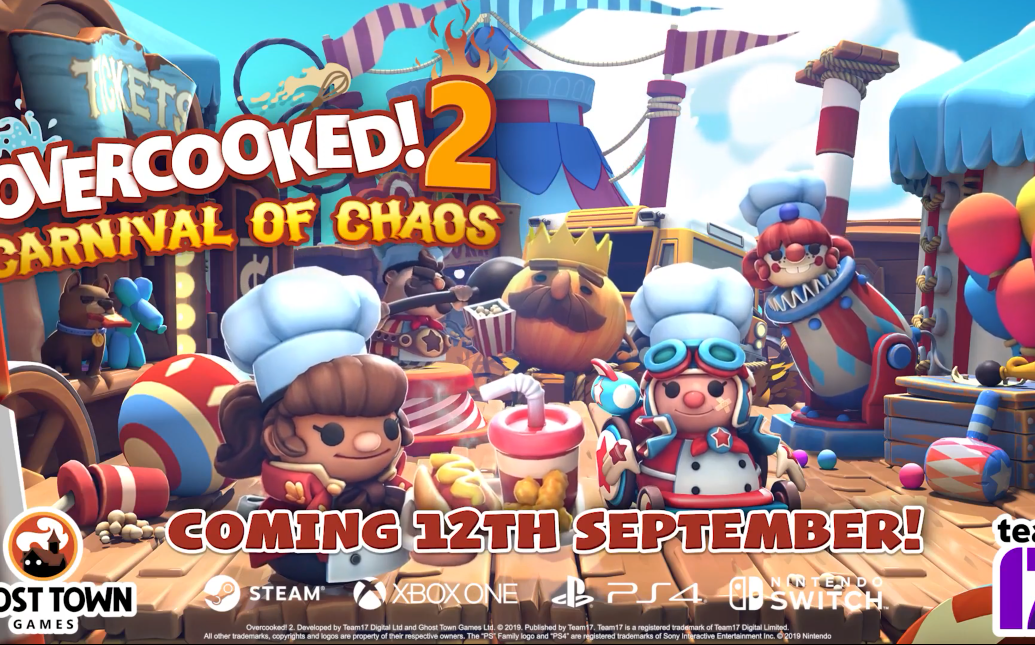 [图]【小狸】Overcooked! 2 DLC：Carnival of Chaos双人全流程通关！（已完结）