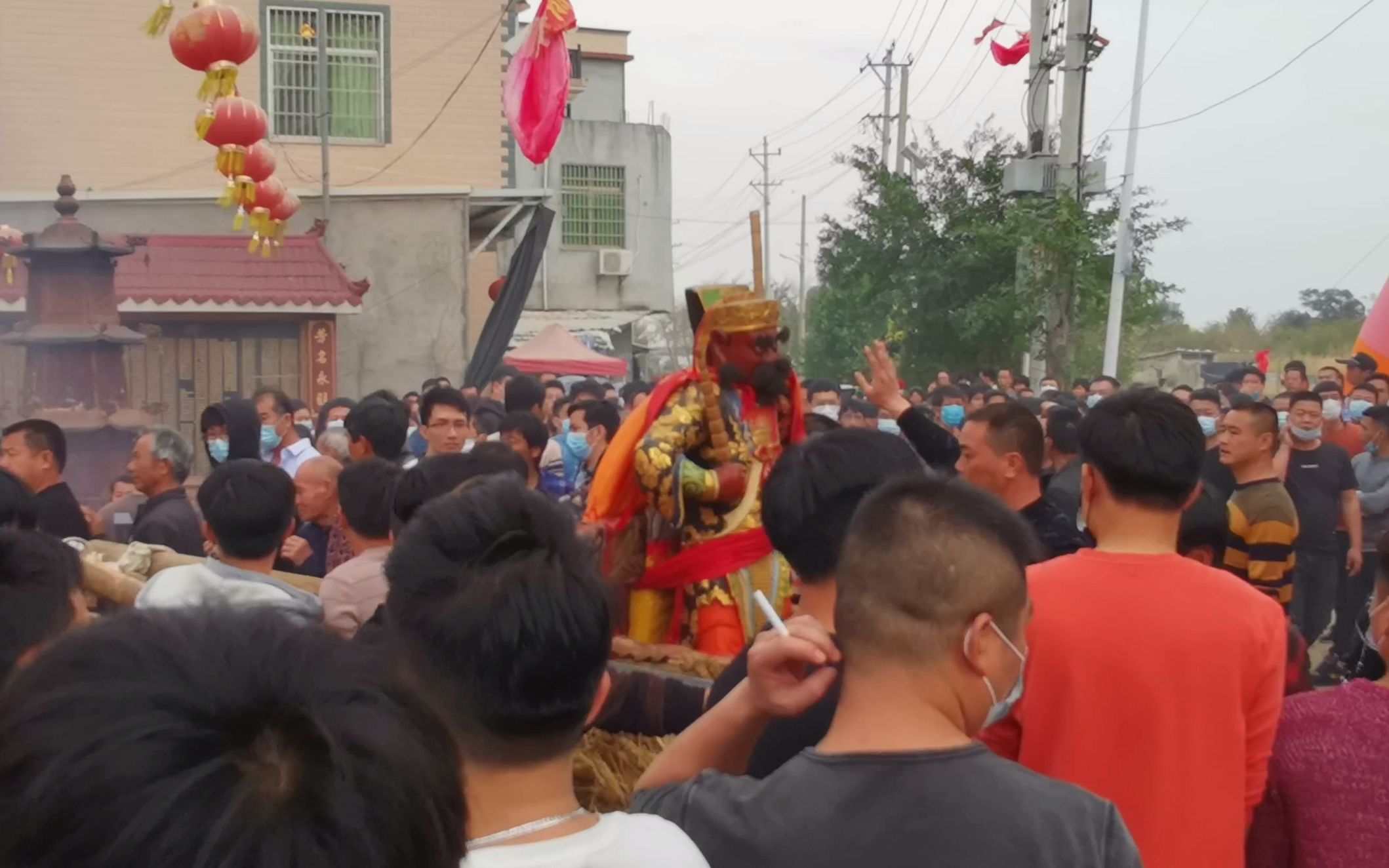 霞美抬神2021江边阿扁押头标