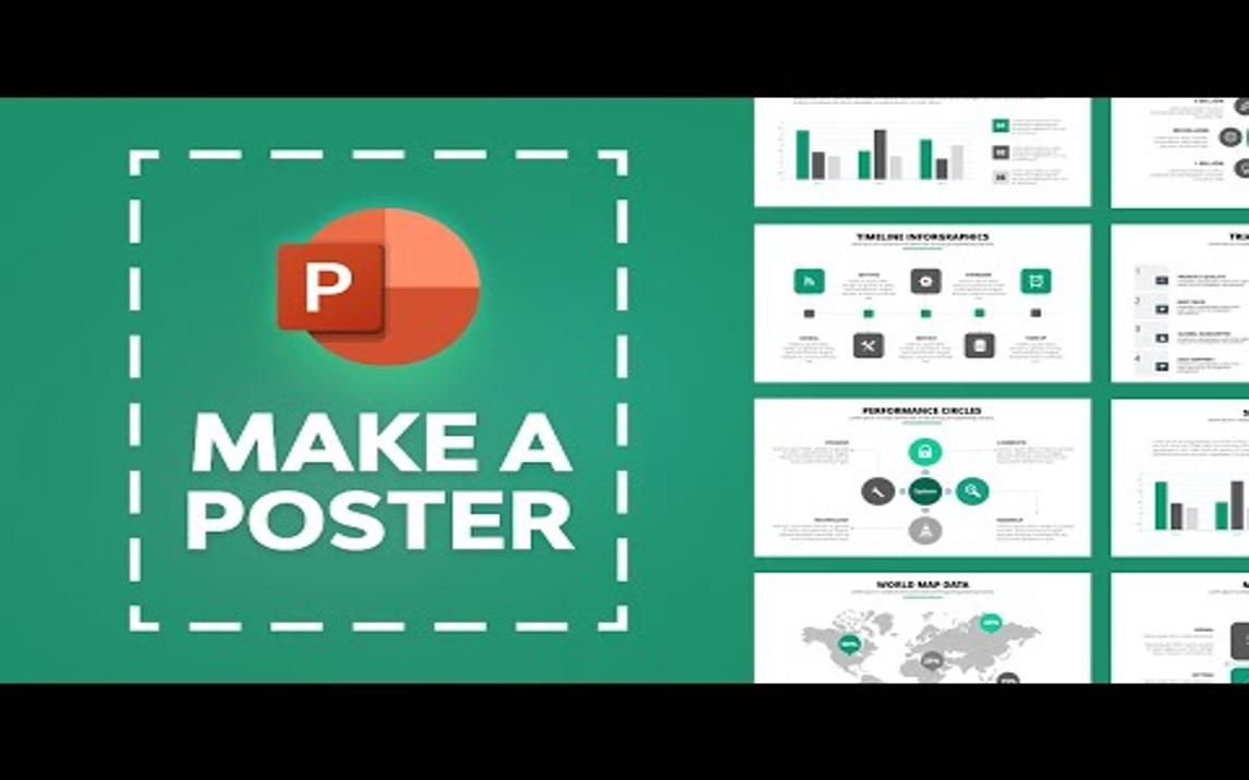 How to Make a Poster in PowerPoint Quickly (With PPT Templates)哔哩哔哩bilibili