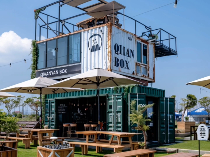 集装箱改造篇系列三,网红集装箱咖啡店