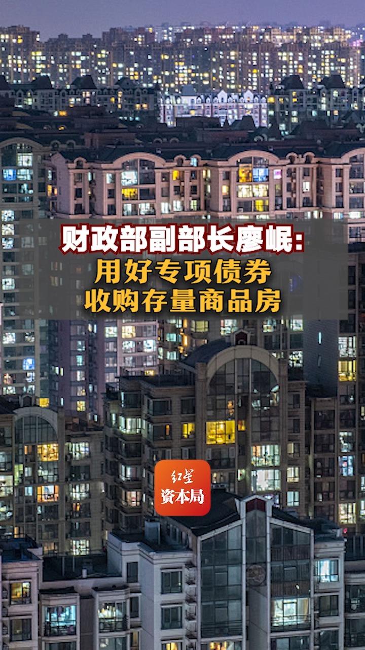 财政部副部长廖岷:用好专项债券收购存量商品房哔哩哔哩bilibili