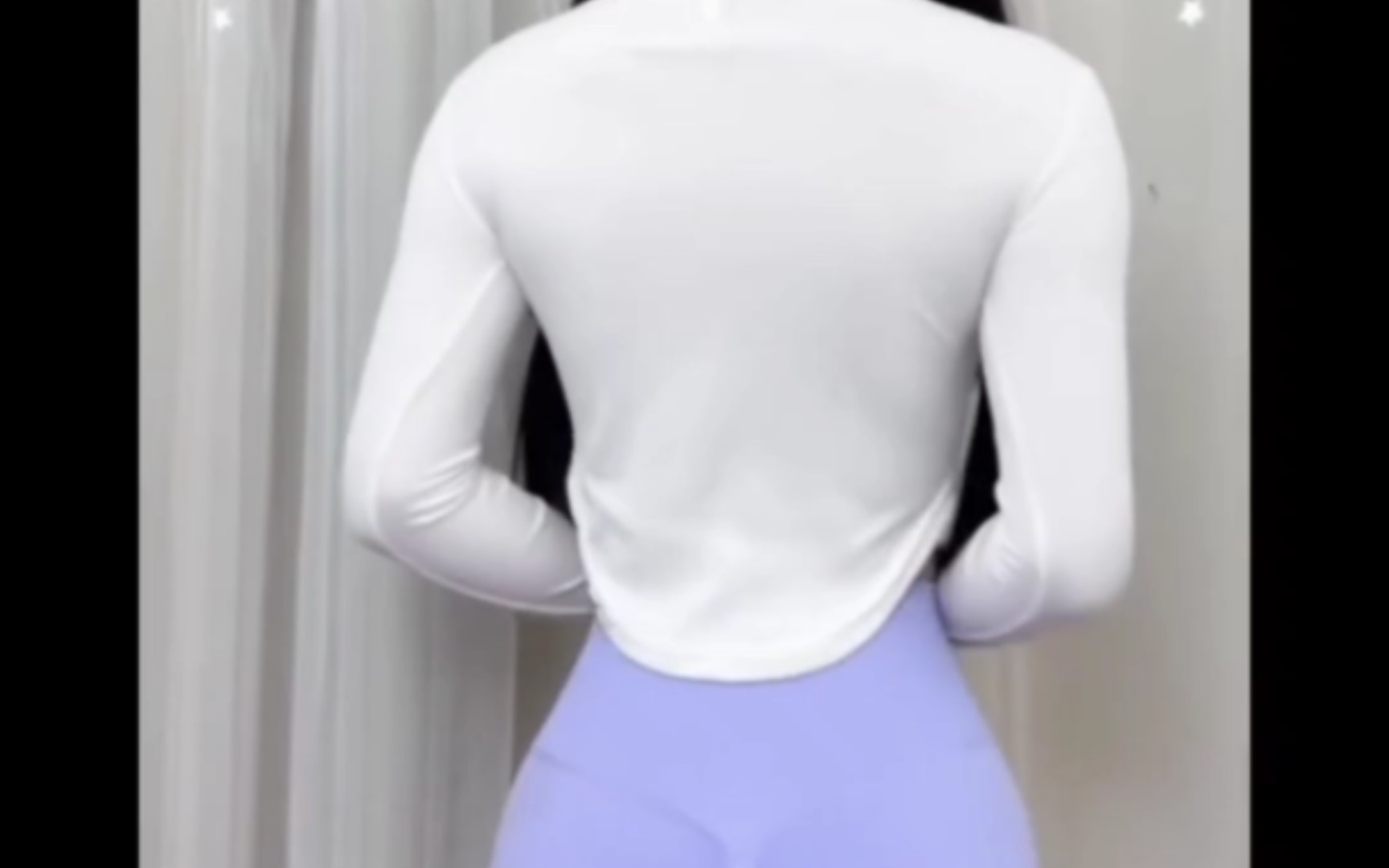 后背摇#直播瑜伽裤穿搭