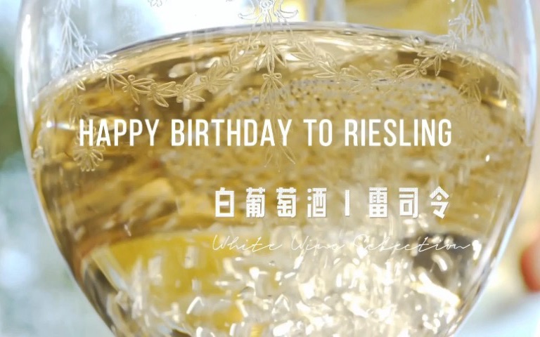 雷司令587岁生日快乐!夏天喝什么白葡萄酒最好,我给你推荐雷司令!哔哩哔哩bilibili