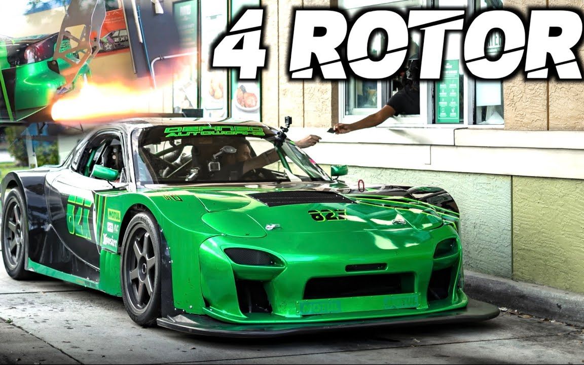 4 转子rotor 马自达rx7 screams 咆哮11,000rpm!