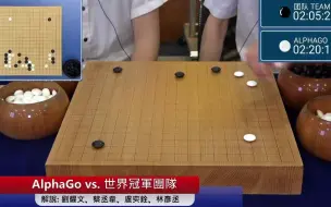 Download Video: 2017围棋人机大战第2季助兴局 ：AlphaGo VS 世界冠军团体对抗赛（讲解：周俊勋等）