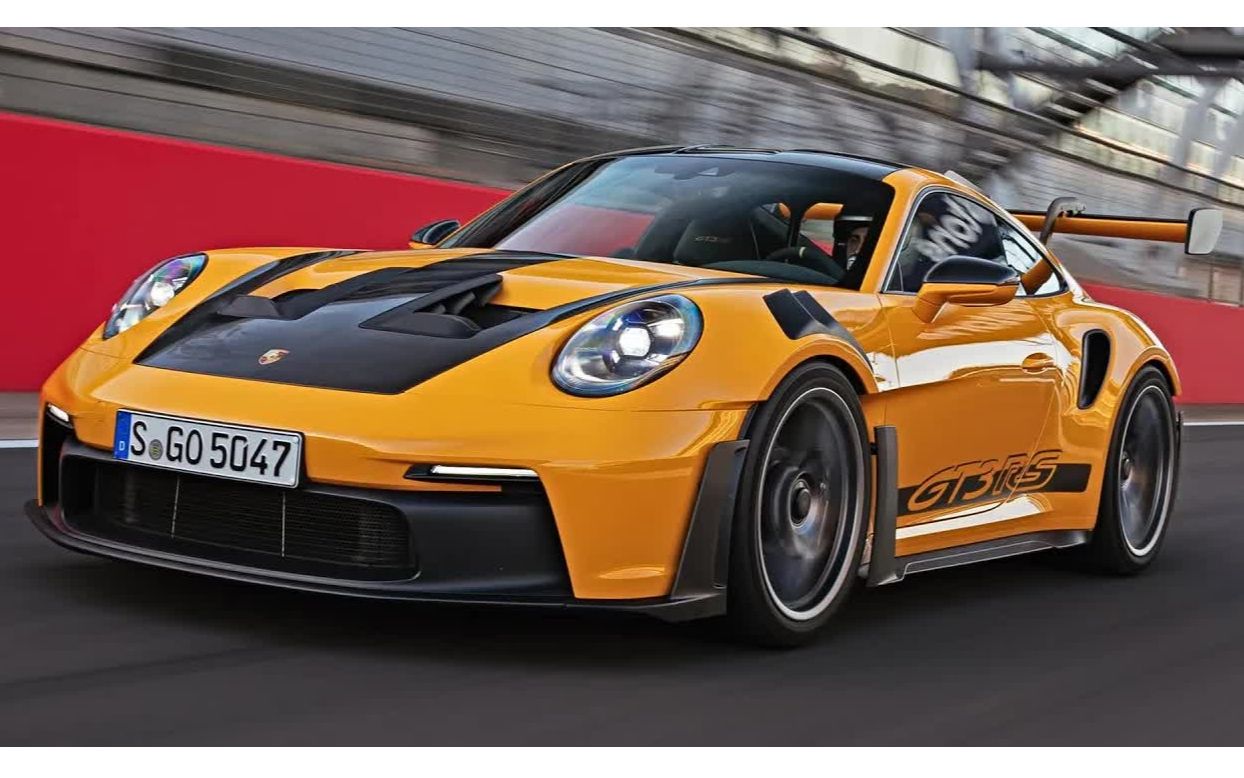 保时捷911gt3 rs weissach package (2023)-赛道展示-绕车/内饰/行驶