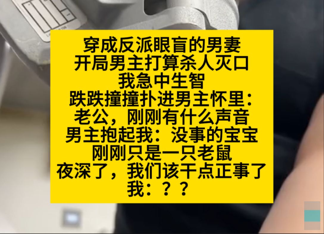 双男主 穿成反派的眼盲男妻,开局男主打算砂仁灭口,我假装认错他是反派……小说推荐哔哩哔哩bilibili