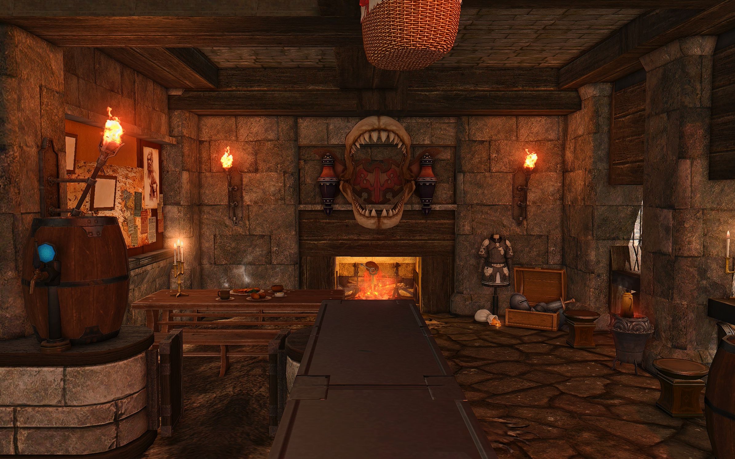 【ff14装修】中世纪旅人酒馆 m 无偿