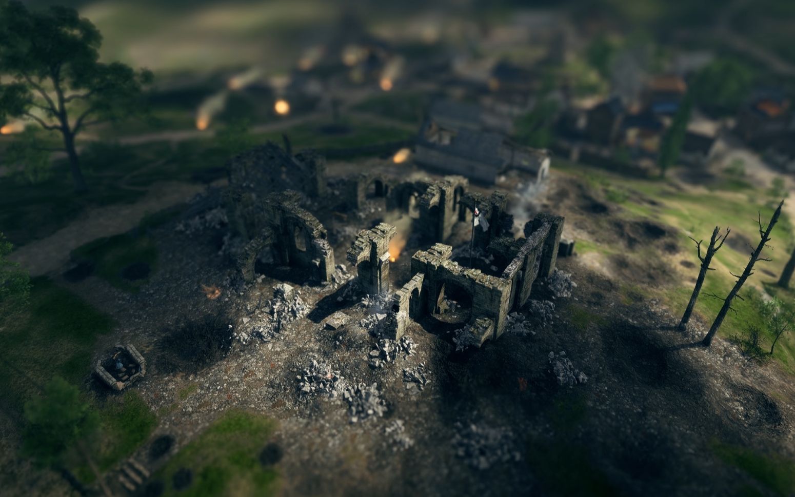 【战地1】battlefield64 1圣康坦的伤痕移轴摄影_哔哩哔哩 (゜-゜)