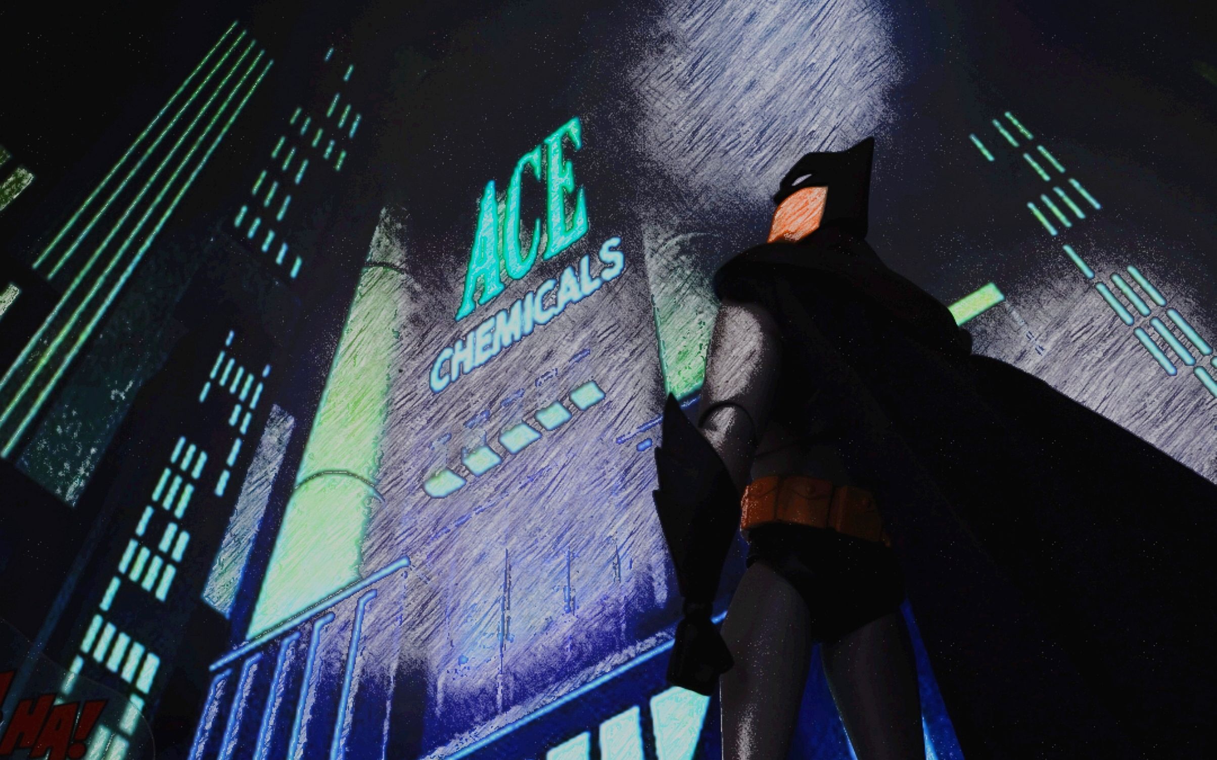 【捕捉智】mafex动画蝙蝠侠:新冒险拆盒把玩