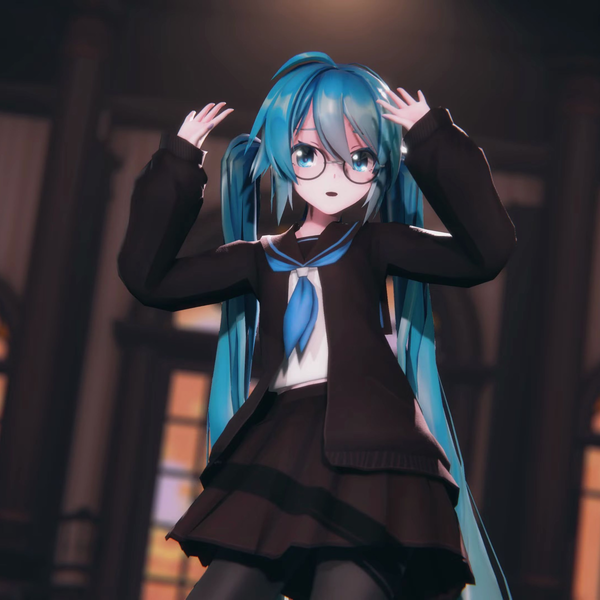 MMD】純情スカート- Sour式改変初音ミク【搬运】_哔哩哔哩_bilibili
