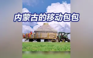 下载视频: 内蒙古的移动包包！蒙古包迁移可爱如动画