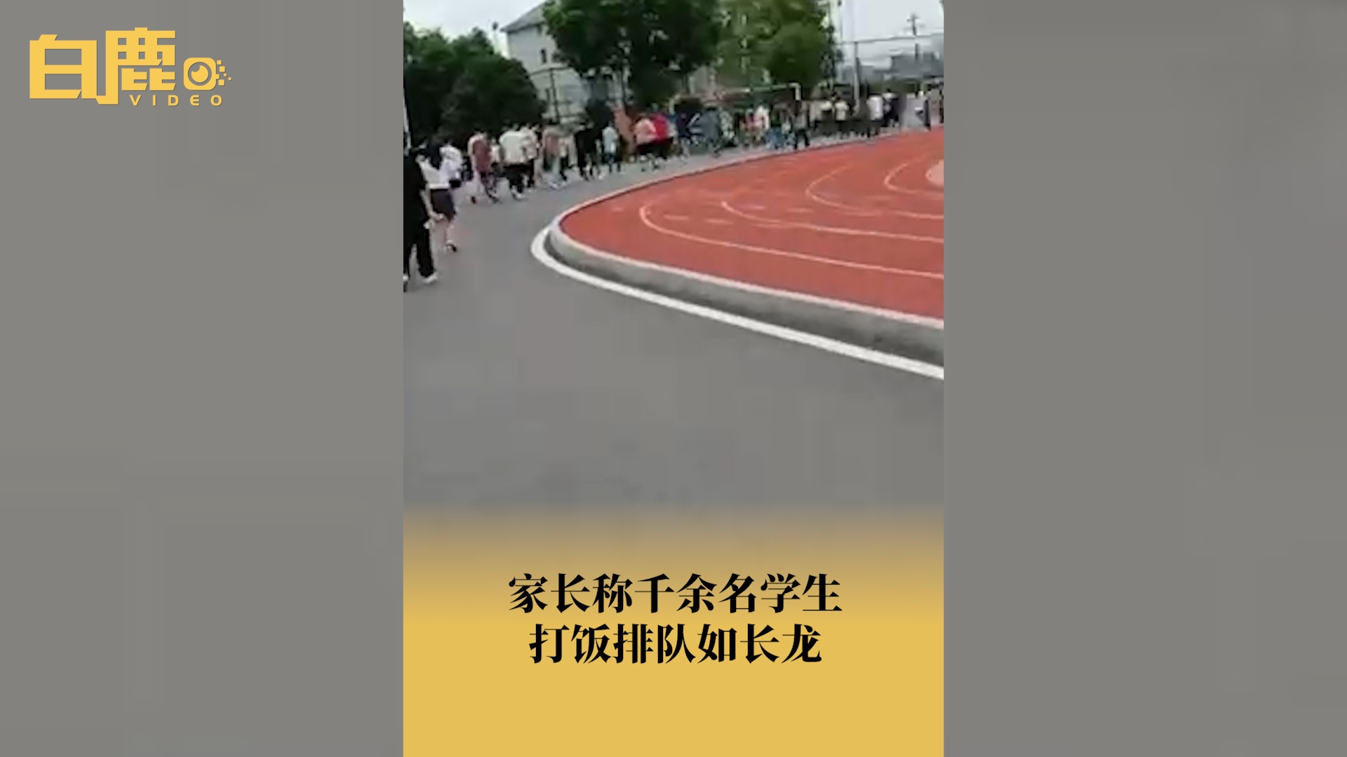 家长称千余名学生打饭排队如长龙哔哩哔哩bilibili