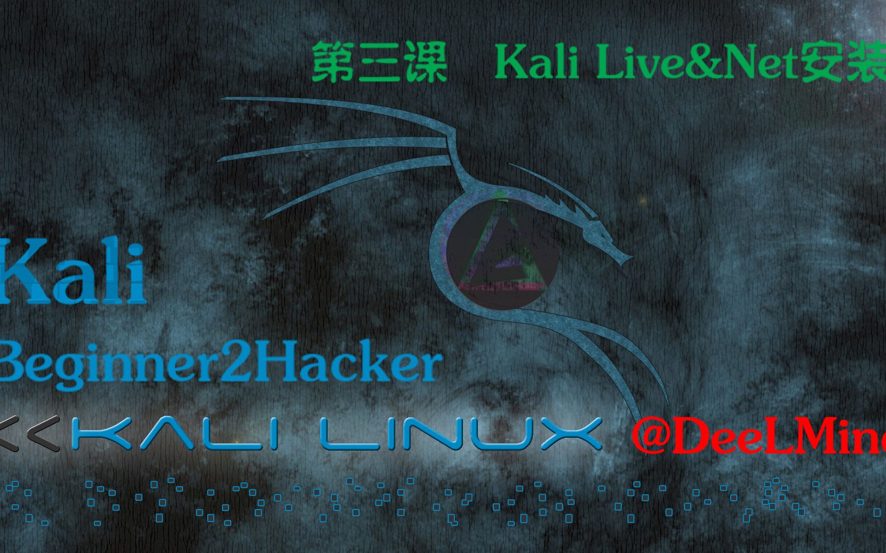 第三课  Kali Live&Net安装哔哩哔哩bilibili