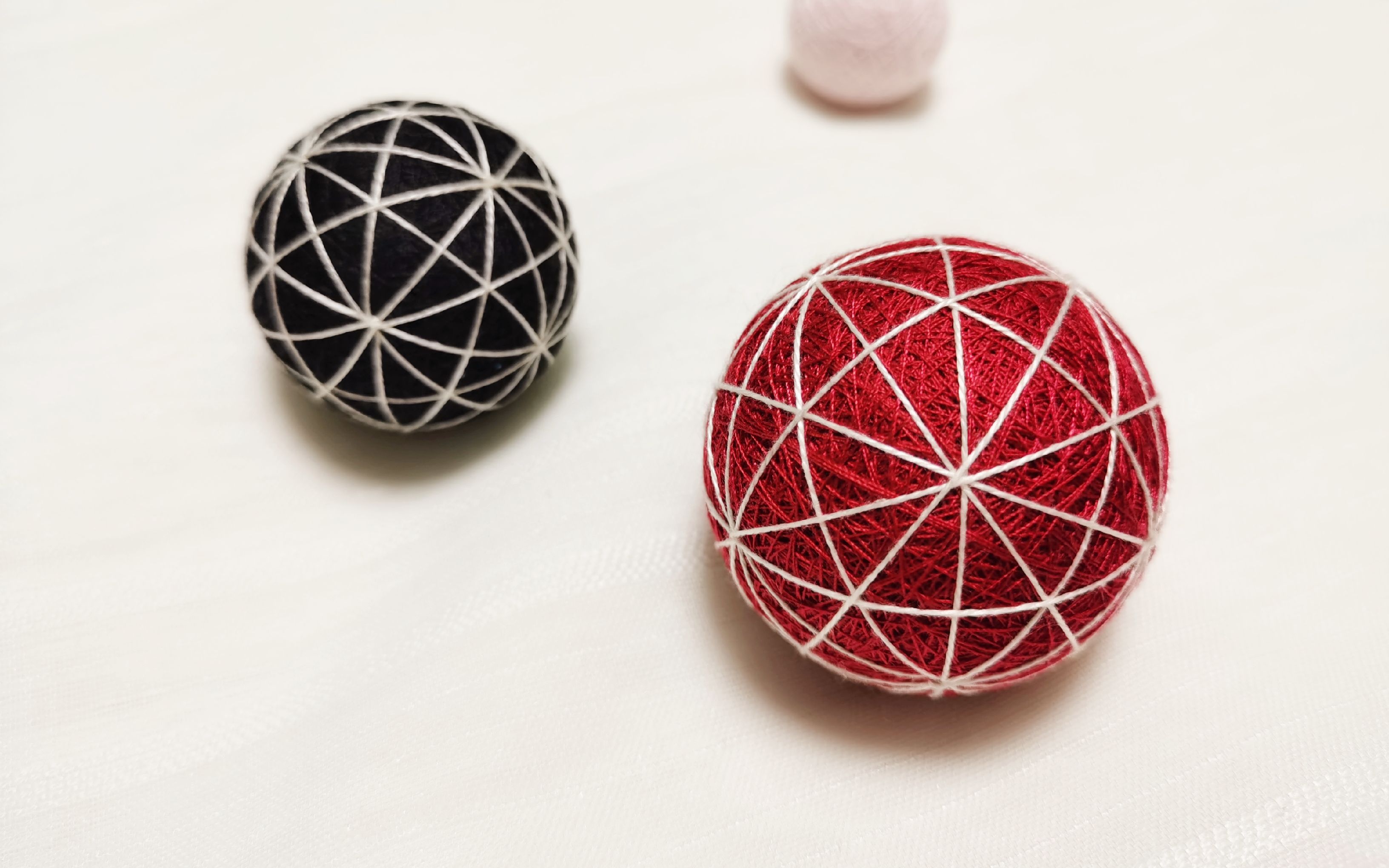 【超简单的组合十等分】手鞠球分球 半日闲手鞠球_哔哩哔哩 (゜-゜)つ