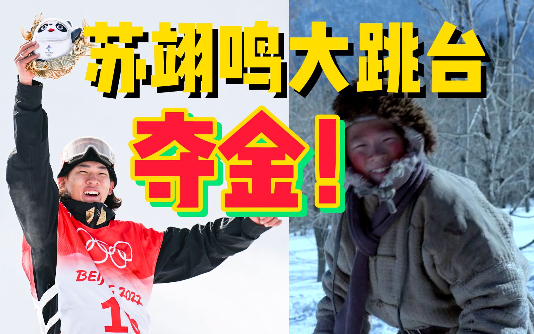 苏翊鸣大跳台夺金!从“林海雪原”滑到冬奥赛场哔哩哔哩bilibili