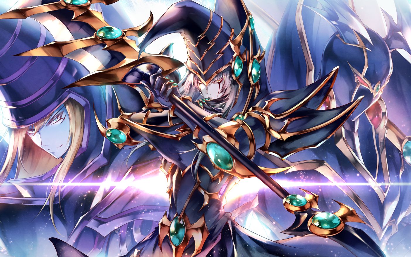 【开心决斗】【黑魔导vs黄金国】