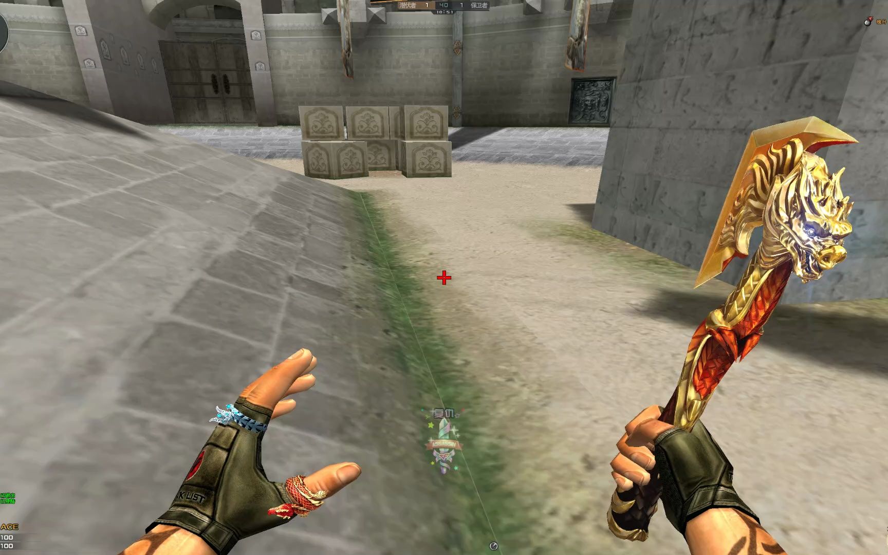 cf【穿越火线】vs西部洋洋 我称之为乌龟流打法