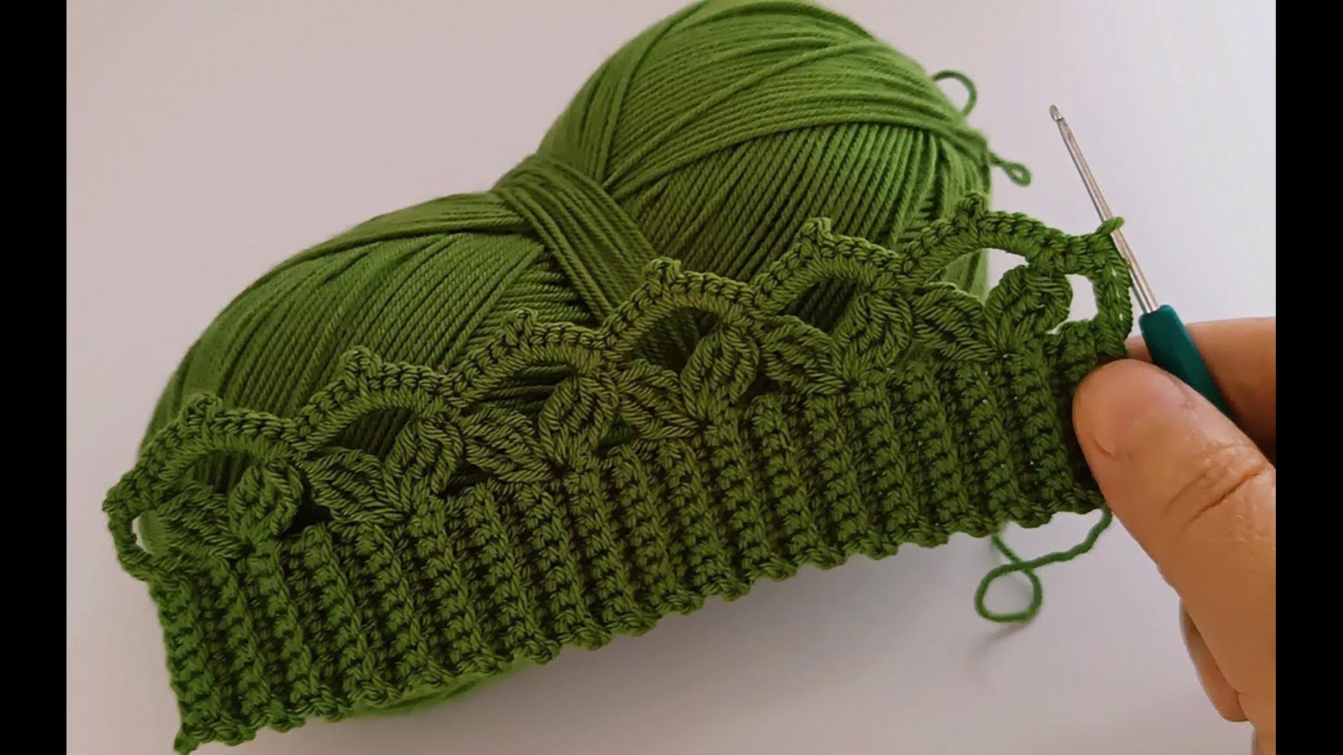 【钩编花型】超好看的毛衣编织花型 毛线钩织图案 非常简单适合新手