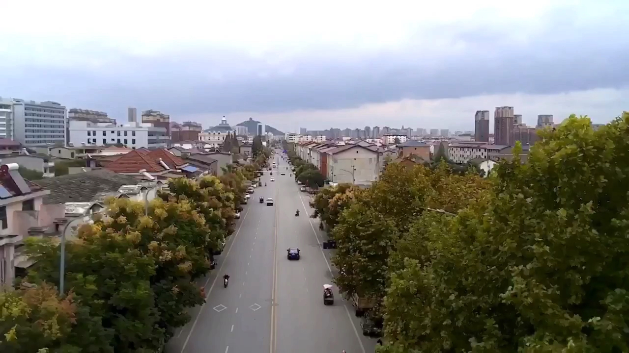 鹰潭市余江县街道,低空航拍