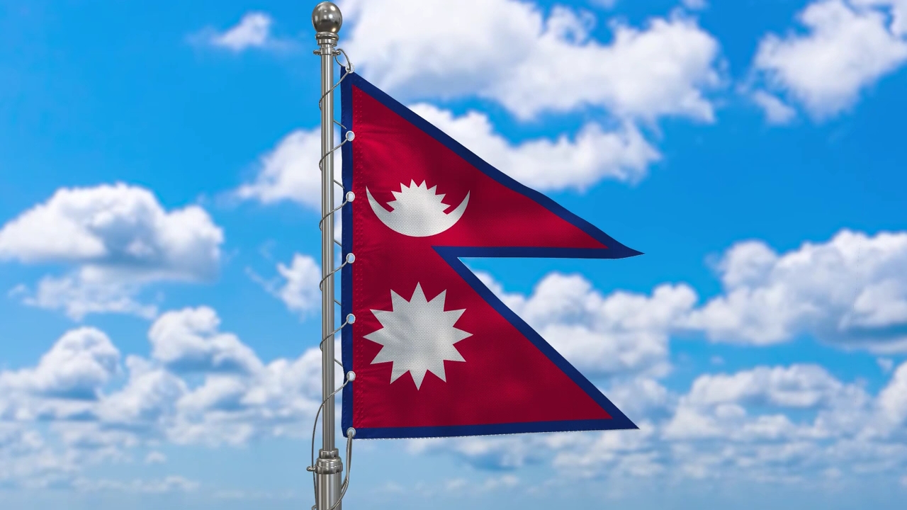 尼泊尔军旗图片