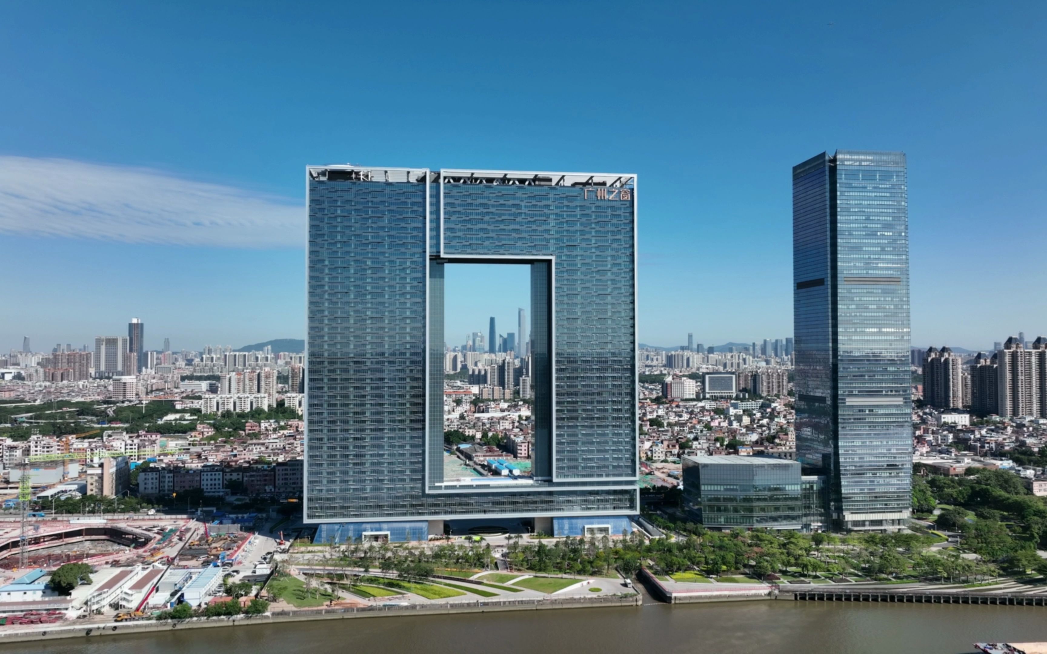 大疆御3拍摄—广州之窗