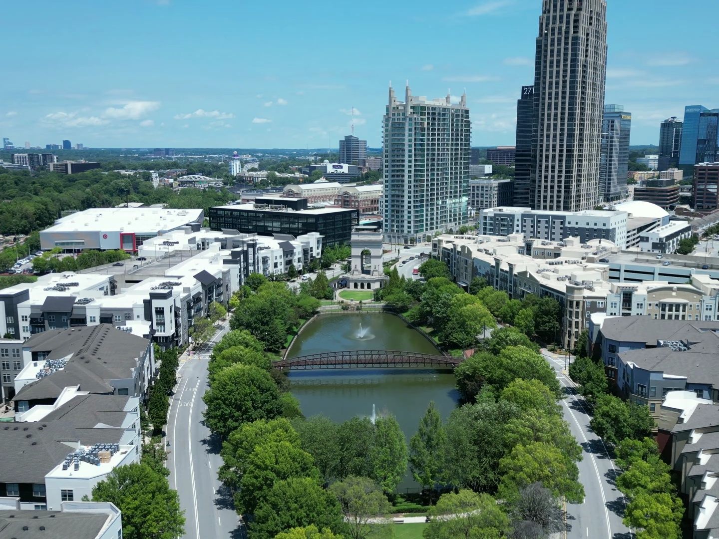 【4k】美国佐治亚州亚特兰大航拍(2023.12)