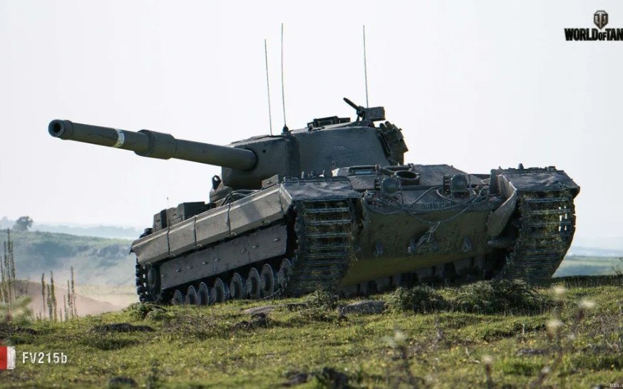 坦克世界闪击战英系fv215b4829伤四杀把妹