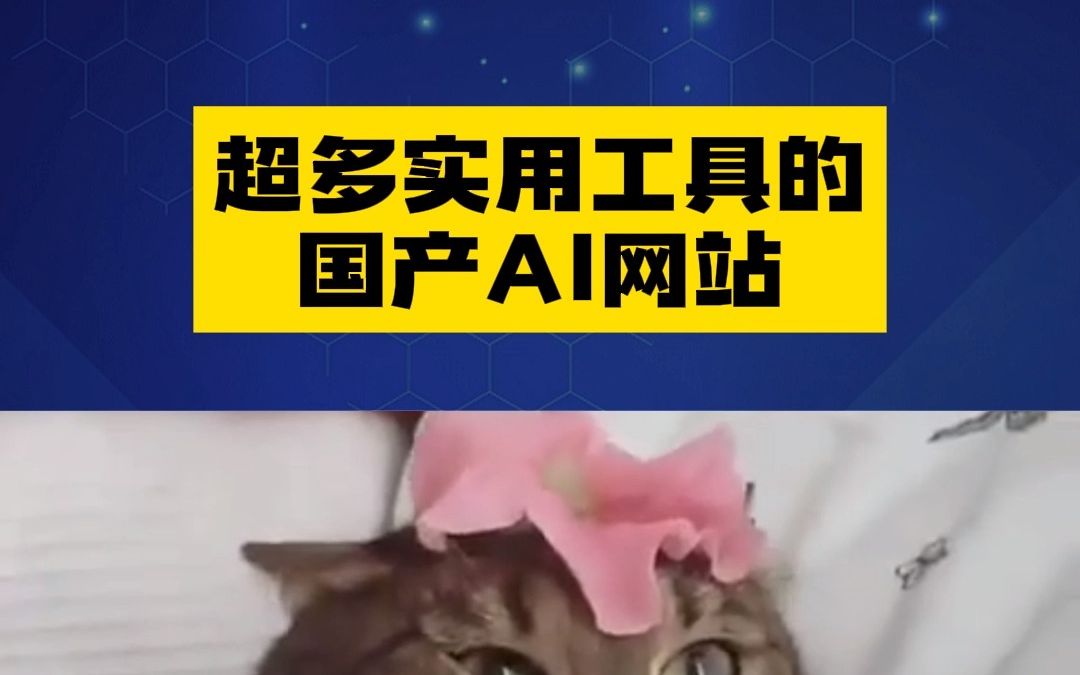 超多实用工具的国产AI网站哔哩哔哩bilibili