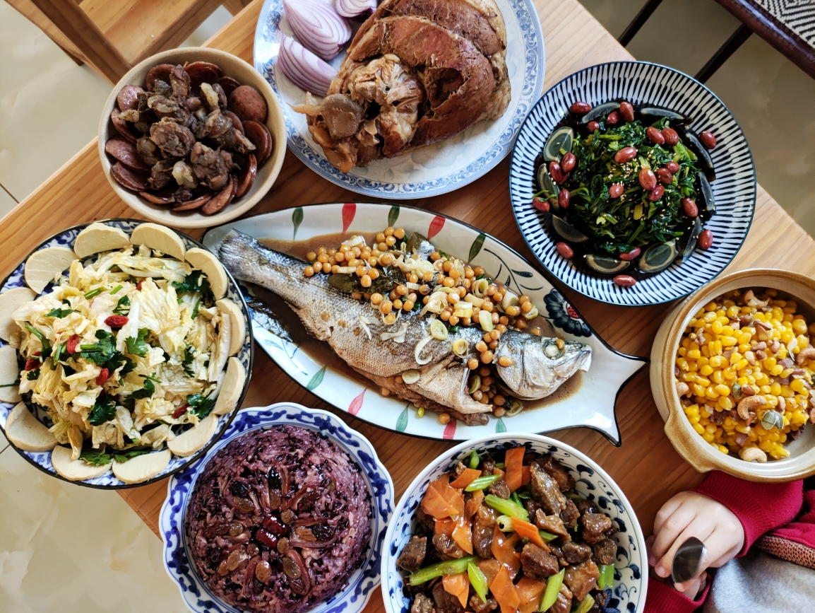 东北人的过年餐桌!