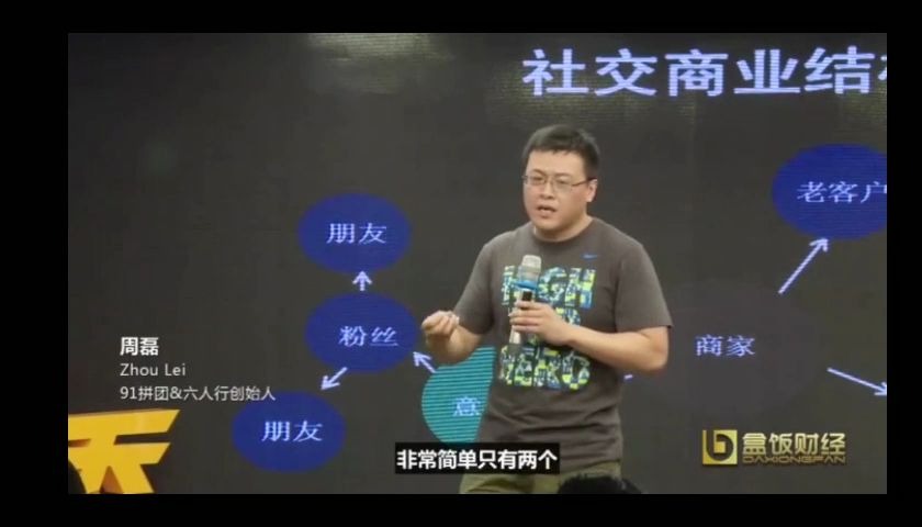 群拼创始人周磊:社交裂变营销玩法案例分享(私域流量)哔哩哔哩bilibili