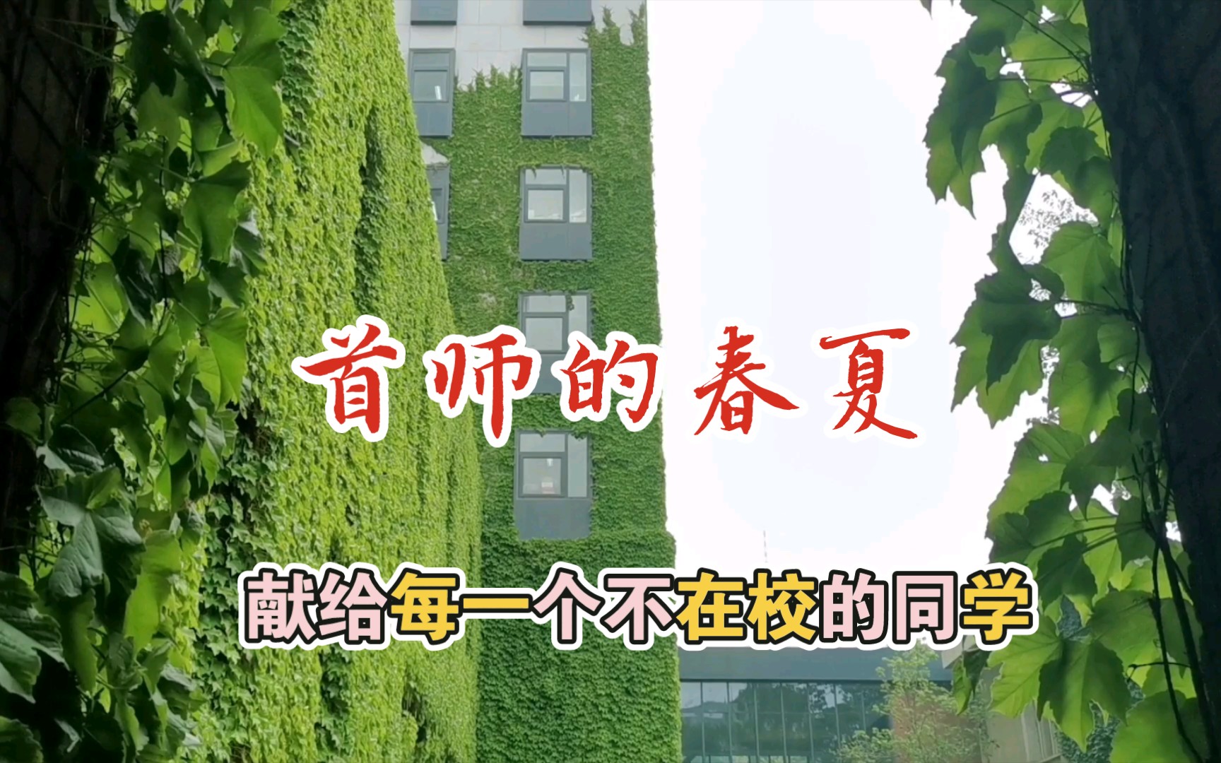 [图]首都师范大学‖春夏‖-献给每一个不能返校的同学