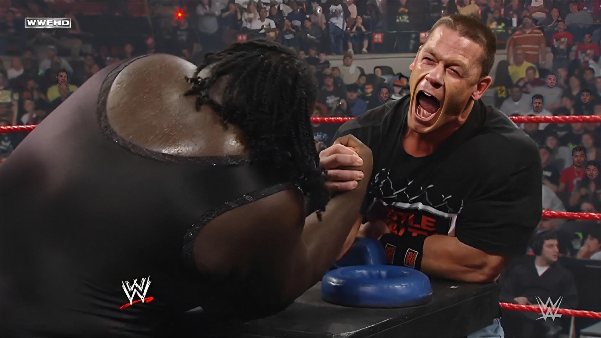 塞纳扳手腕!马克亨利开局放大招,兰迪奥顿企图进场偷袭