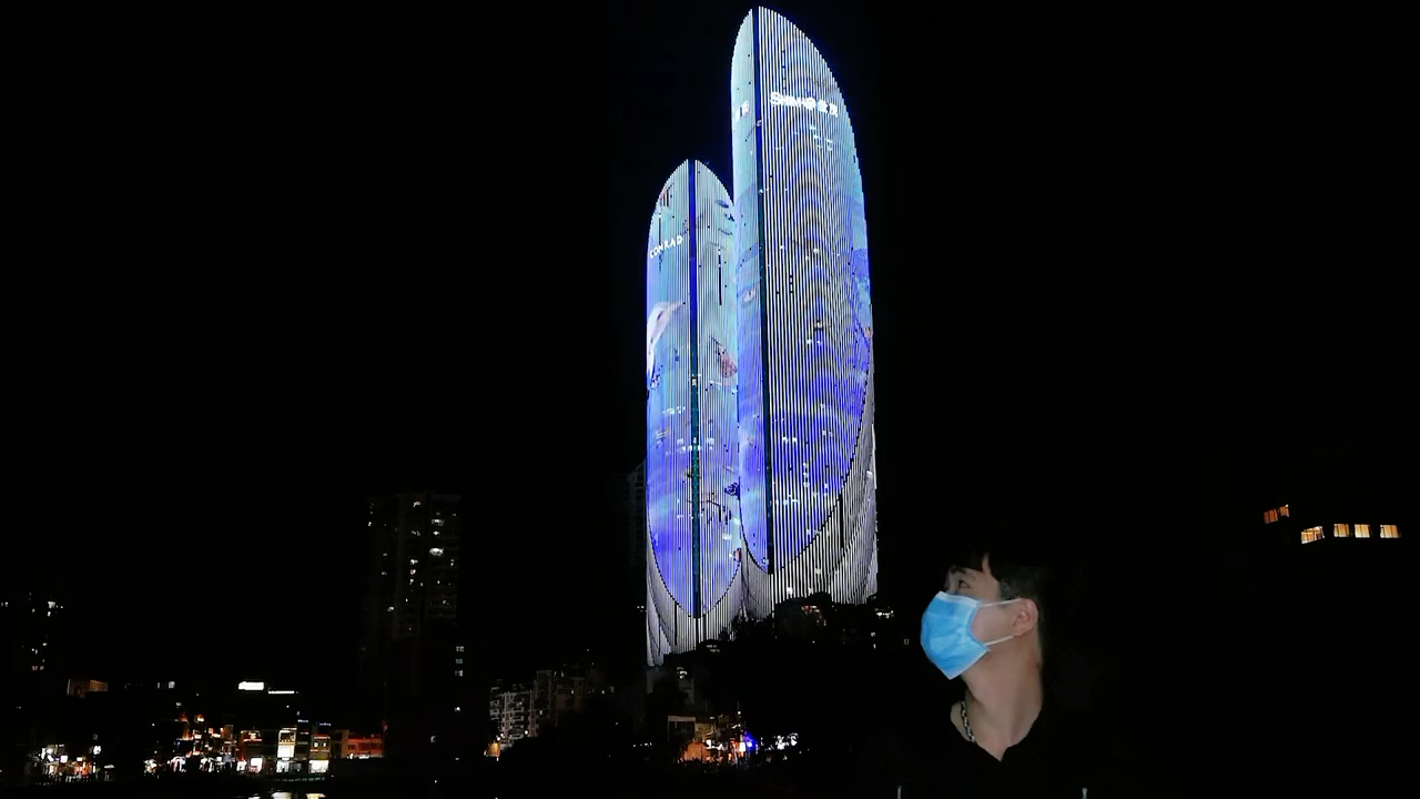 点亮厦门最美夜景双子塔