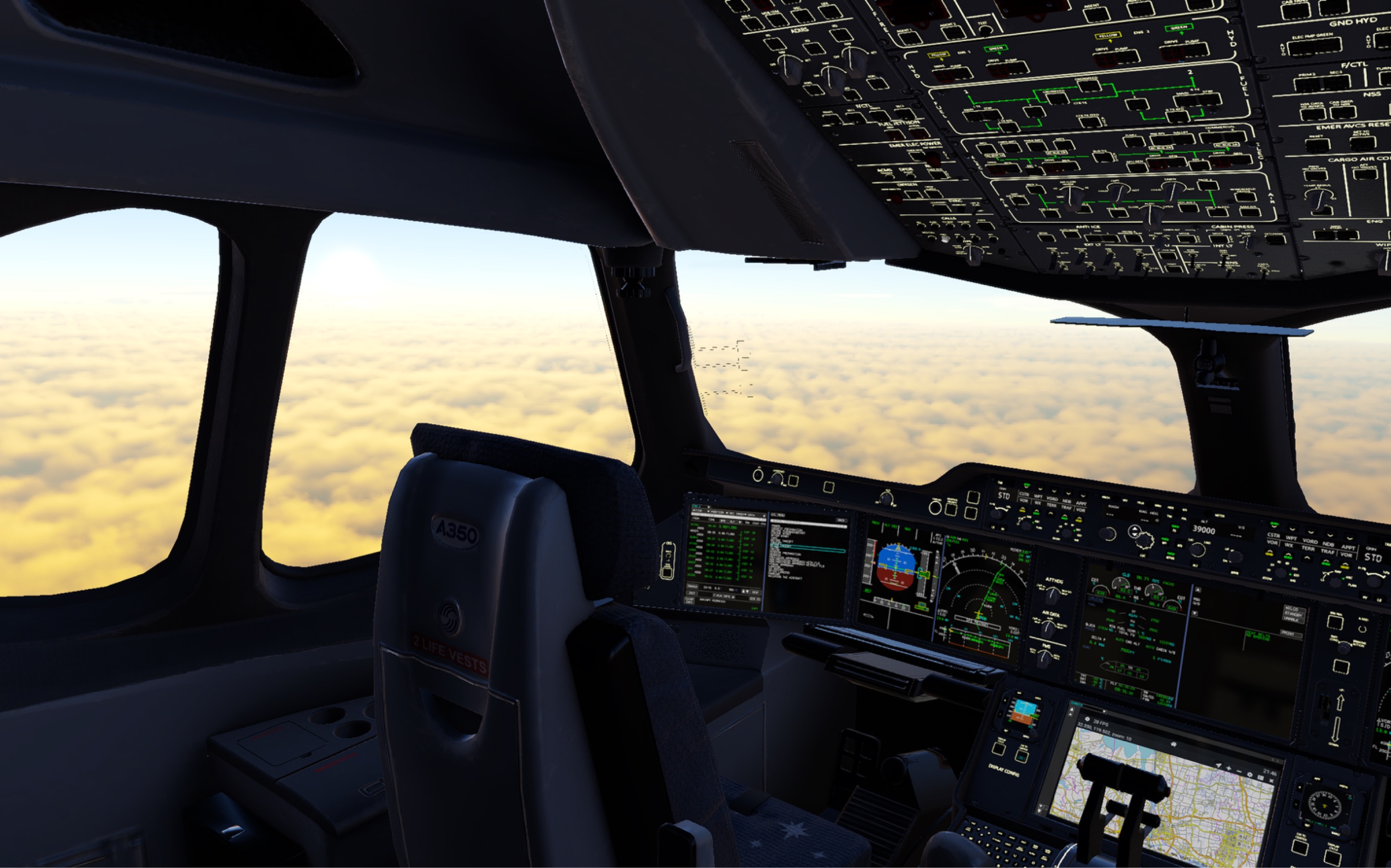 a350-900xplane12浦东离场(超业余