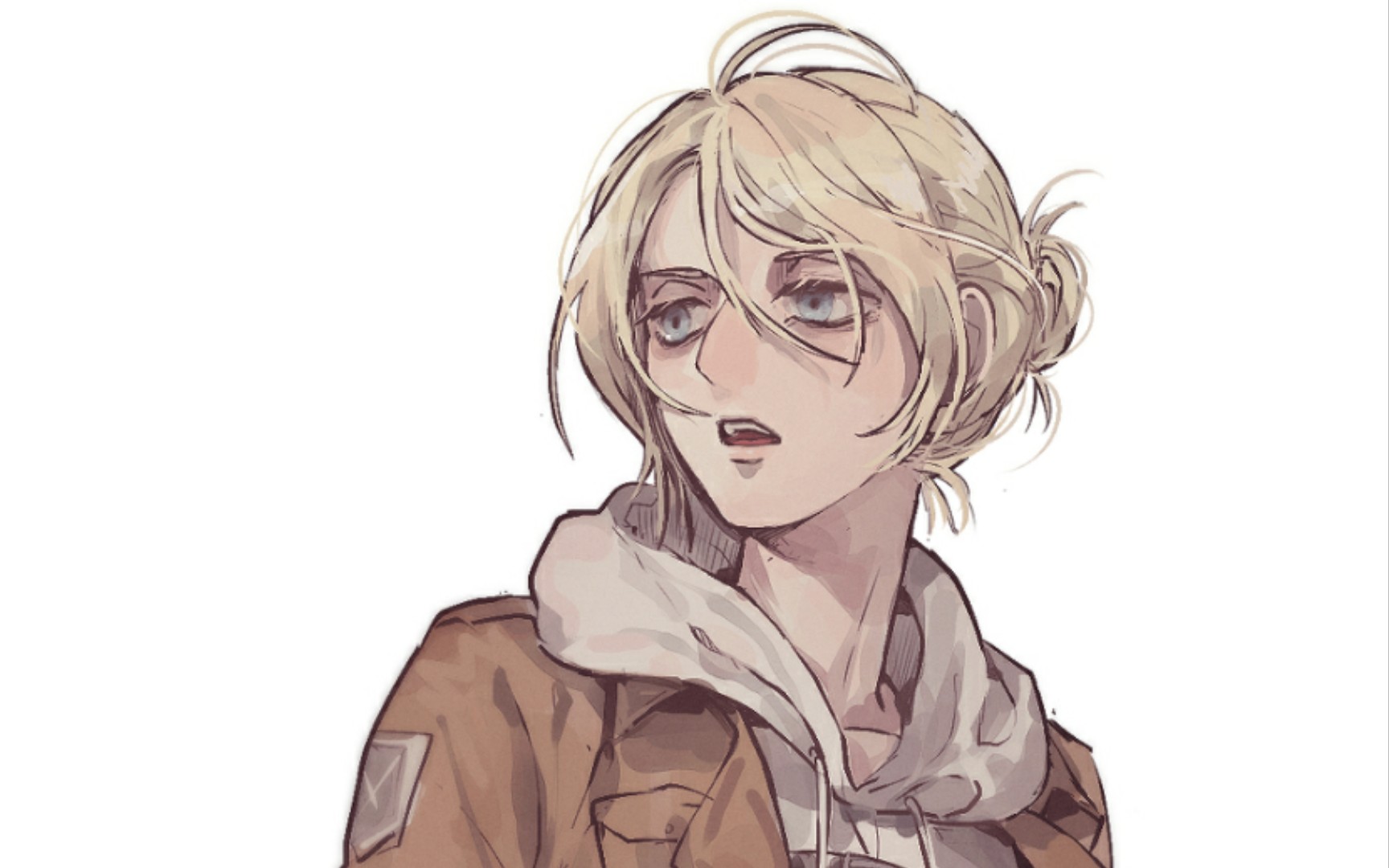 我一进来就看见阿尼在打莱纳